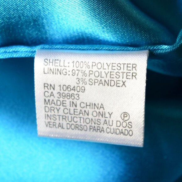 TAHARI Arthur S. Levine Ombre Dress in Blue Size 22W - Picture 4 of 9